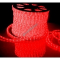 Дюралайт LED прямоугольного сечения 3 проводной, 17х11мм, бухта 100м красный